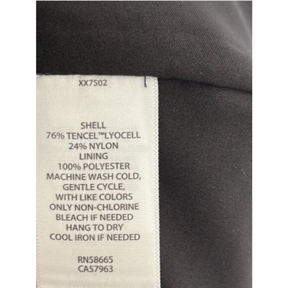 Chelsea28 Black Satin Ruffle Tiered Split‎ Neck Sleeveless Mini Dress NWT Size S - Picture 6 of 13